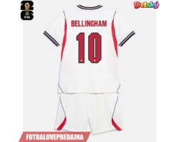 Lacne Dětský Futbalové dres Anglicko Jude Bellingham #10 MS 2026 Krátky Rukáv - Domáci (+ trenírky)